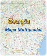 Mapa da Georgia