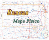 Kansas mapa fisico