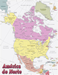 Mapa America do Norte