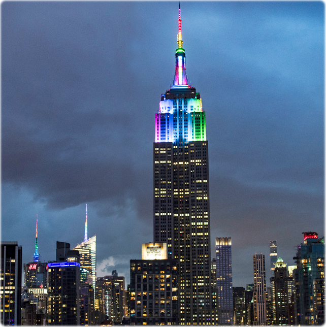 Iluminação Empire State