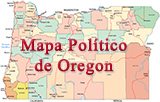 Mapa politico Oregon